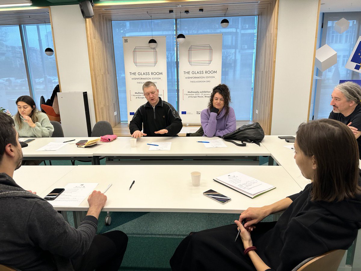 Faceproject2's tweet photo. 🏛️On the 3rd day, we met at @EuHouseSkopje for Final Meeting! 

🔎We discussed strengths and weaknesses of F.A.C.E. Project. 

📝F.A.C.E. Project paved the for future collaborations on crisis management and communication. 

#crisiscommunication #ErasmusPlus
 @cro_crisis_mgmt https://t.co/7RszxraRed