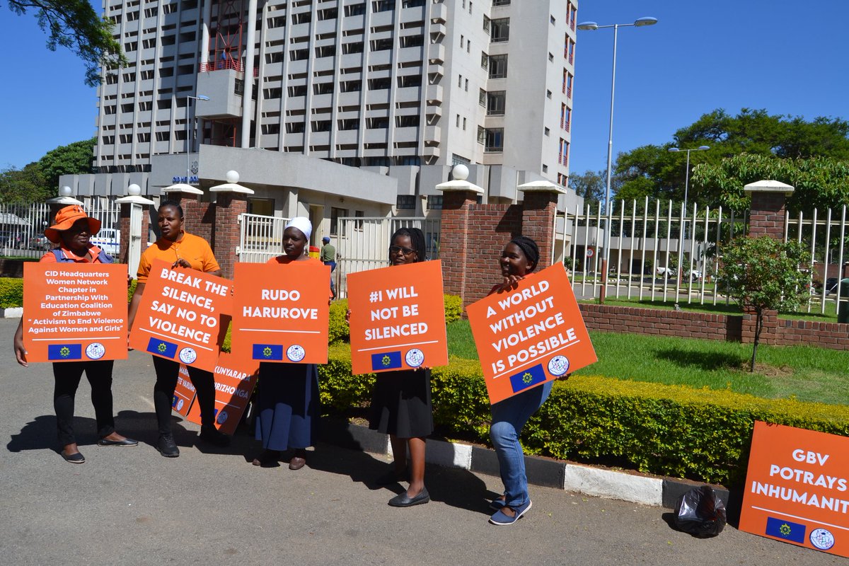 ecozim's tweet photo. Day 14 of 16 to end violence against women and girls Reflections:#HaveYouDoneYourPart? #HaveYouDoneYourBest? #DoNotBeSilenced #UNiTEToEndViolenceAgainstWomen&Girls. #YouCanStillOrangeTheWorld @unwomenzw @FAWEZim @Shamwariyemwana @femalestudents @Camfed @GPforEducation https://t.co/0HWLUYGEsu