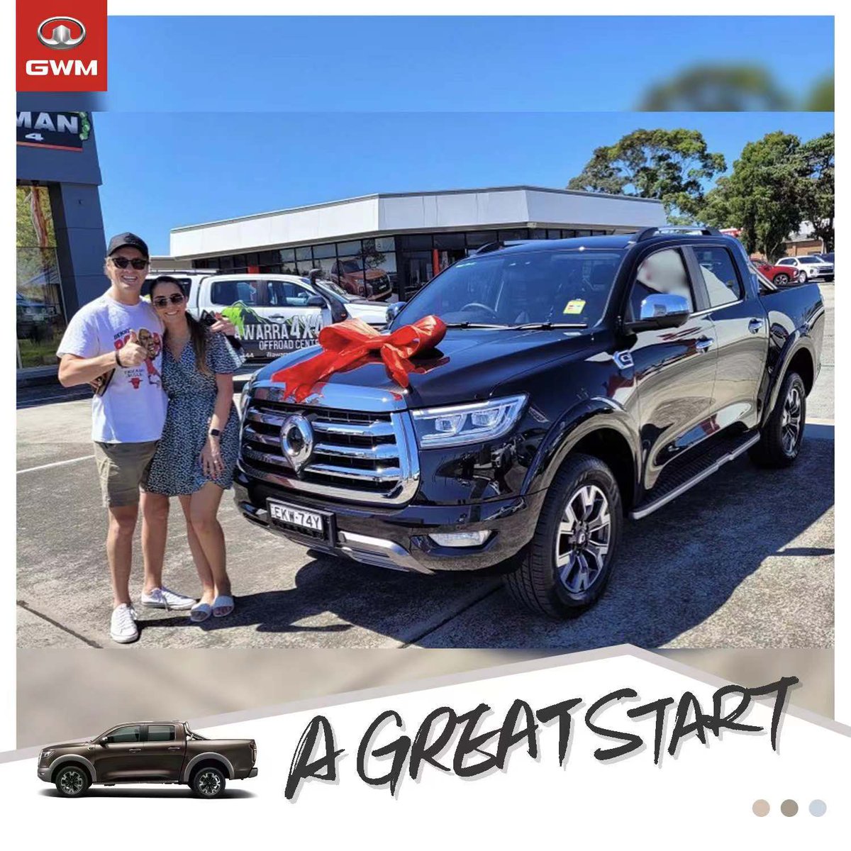 GWMGlobal's tweet image. Congratulations to this beautiful couple from Australia on their journey to #AGREATSTART !
#GWM #InnovationInMotion #POER