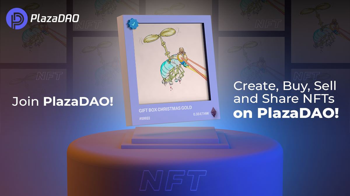 ⚡️#PlazaDAO - Mystery Box Showcase⚡️

👏We would like to showcase the very first PlazaDAO mystery boxes made by our early supporters!

Here is Mystery Box ID 22, show them some support!⬇️
app.plazadao.io/info?id=22&res…

Create your very own Mystery Box👇
app.plazadao.io/market