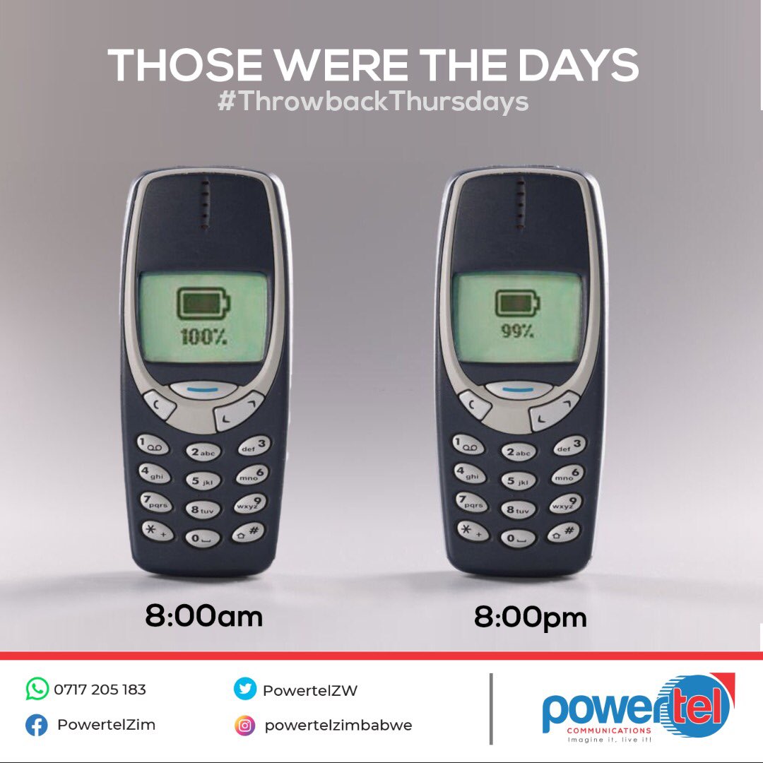 PowerTelZW's tweet photo. Good morning https://t.co/FsSFA5dypT you remember these old days? A throwback to better times and good memories!!!
#ThrowbackThursday
#thursdaymorning
#thursdayvibes
#Powertel
#ImagineItLiveIt https://t.co/DVWHJ5CvtQ