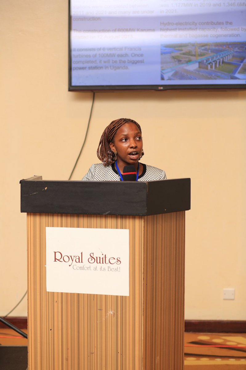 UIPE_Uganda's tweet photo. One of our panelists, Namugwanya Mary Patience, a Telecommunication Engineering student @Makerere @MakCEDAT
Well done on the Evolution of Engineering in Uganda presentation.
#Panelsessions
#Happeningnow
#UIPEAt50 https://t.co/1w1RN9Vmsi
