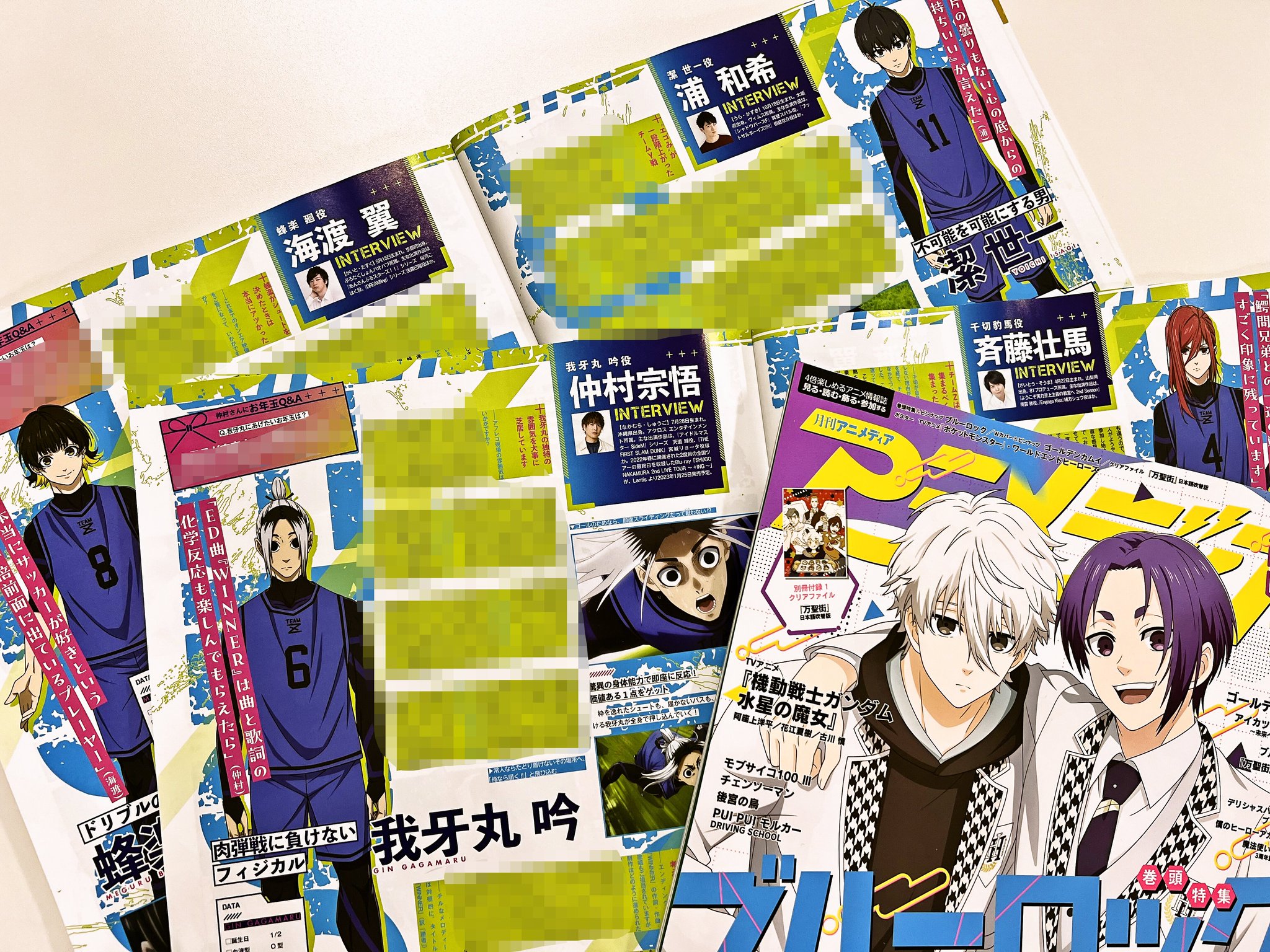 ブルーロック斉藤壮馬】ブルーロック Zeeny Lights3 イヤホン 千切豹馬