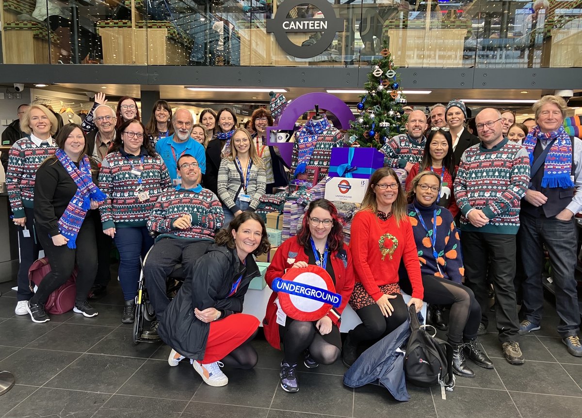 Happy #ChristmasJumperDay! Want to look as snazzy as our Museum team in their festive knitwear? Pop into our Covent Garden shop to get your transport-themed jumper, scarf and hat, or browse online. All purchases support the Museum's charitable activities ltmuseumshop.co.uk/christmas-gifts
