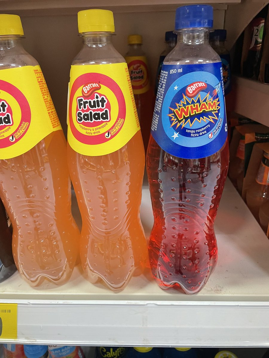 Fruit Salad and Wham Drinks! 👀 At B&amp;M <a href="/bmstores/">B&M Stores</a> <a href="/BarrattSweets/">Barratt Sweets</a> #barrattsweets #sweets #fruitsalad #wham #drink #wellthisisnew