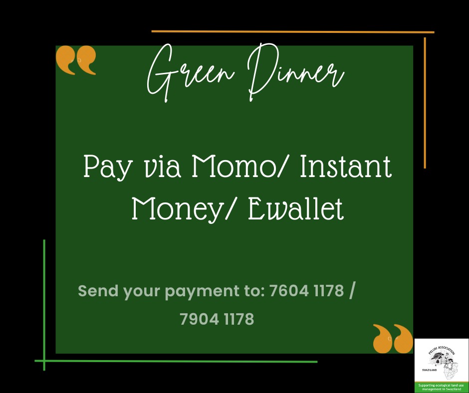 PELUM Annual Fundraising Green Dinner will be taking place on the 11th of December 2022 at Legends Shared.

The Green Dinner aims to raise funds for environmentally conscious initiatives @PELUMSwaziland

#PELUMGreenDinner #TiniTwitter