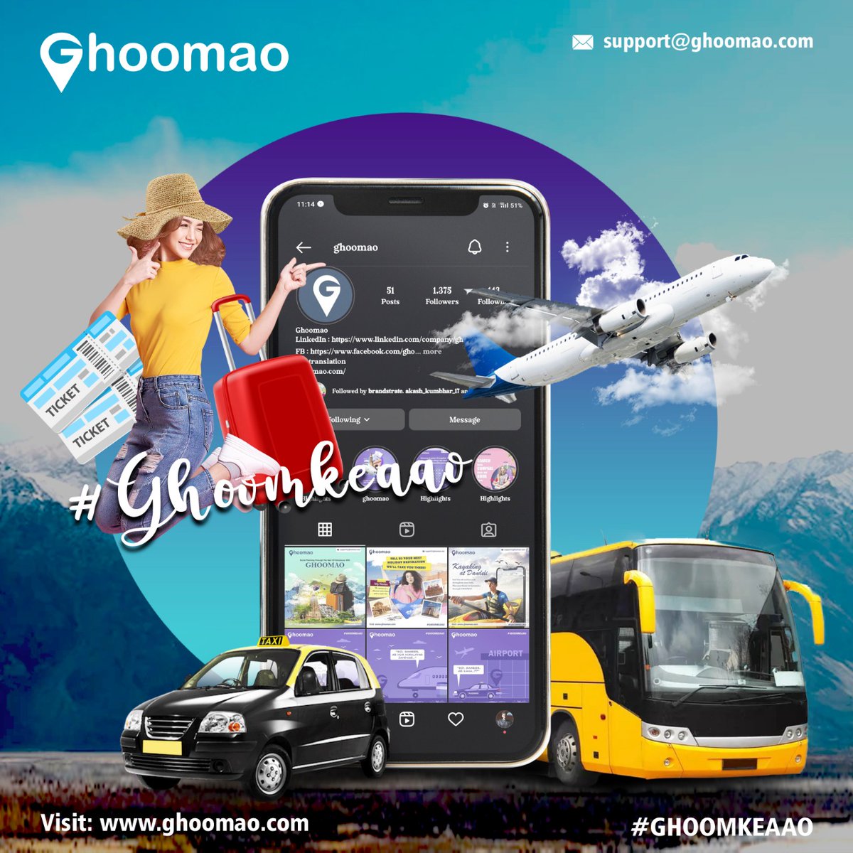 ghoomao's tweet photo. https://t.co/BOVITe4y9q is a unique platform that lets users make instant cost and time comparisons, helping them choose the transportation option that provides the best balance of convenience and affordability. Visit https://t.co/M4nND2UEWf for your next travel booking.
#ghoomao https://t.co/OMHPMqAr4p