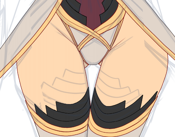 nia_(blade)_(xenoblade) ,ニア(ゼノブレイド2) 「butt fang 」|🅶🅸🅶🅸🛠🐇SAKURACON AA2133のイラスト