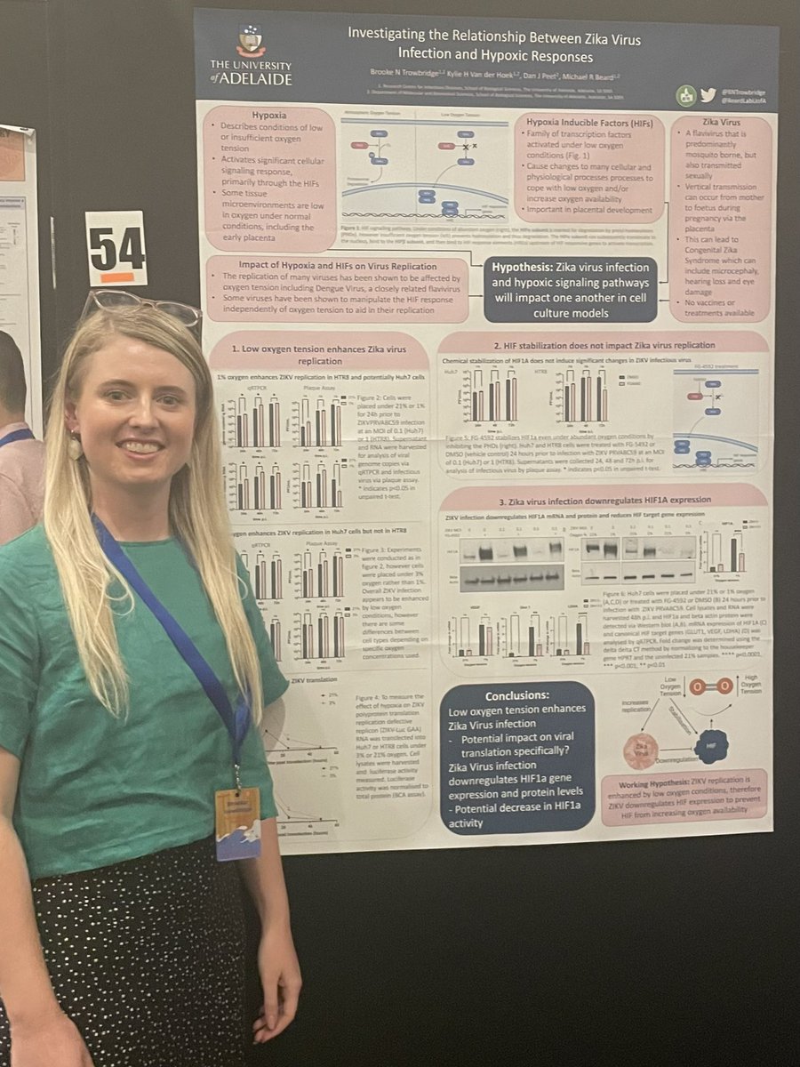 Finally got to present my work at #AVS11 last night, a conference I’ve been thinking about since I began my PhD nearly three years ago! Huge thanks to the <a href="/AusVirologySoc/">Aust'asian Virology</a> organisers and looking forward to the conference dinner tonight 🥂