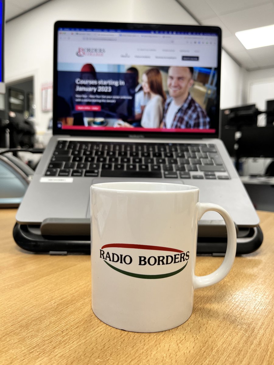 #TBT 
Did you know that one of the @RadioBorders logos was originally designed by a Borders College student 👏