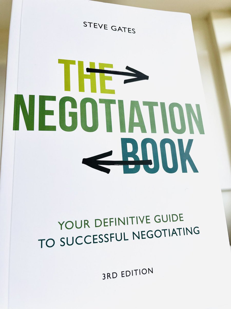 thisiscapstone's tweet photo. Happy Launch Day to @SteveGatesTGP on the brand new edition of The Negotiation Book. Whether at work, with family, or in personal relationships, at some point you will need to ‘negotiate’ &amp; with well over 100,000 copies sold, this is THE book to help you master the art. OUT NOW! https://t.co/M2jDeHZNIB