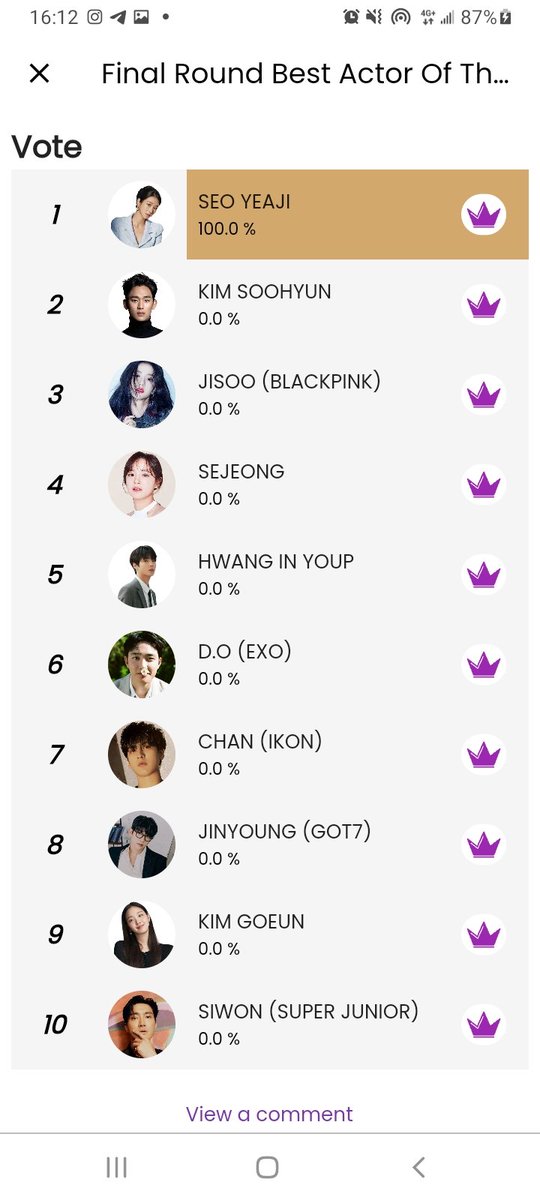 SFUteam_ina's tweet photo. 15.12 GMT+7

#SEOYEAJI 100%

Please  vote  yeaji on Queeri App https://t.co/dxxLtE7xtu