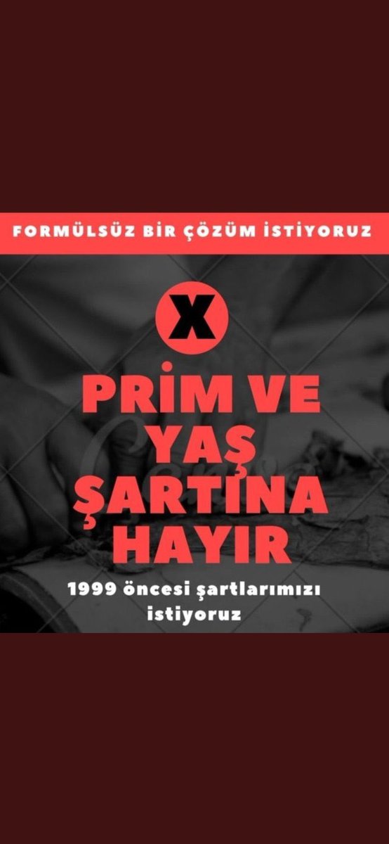 PusuPusu11's tweet photo. #EmeklilkteYasaTakılanlar https://t.co/t9t4z9zHPc