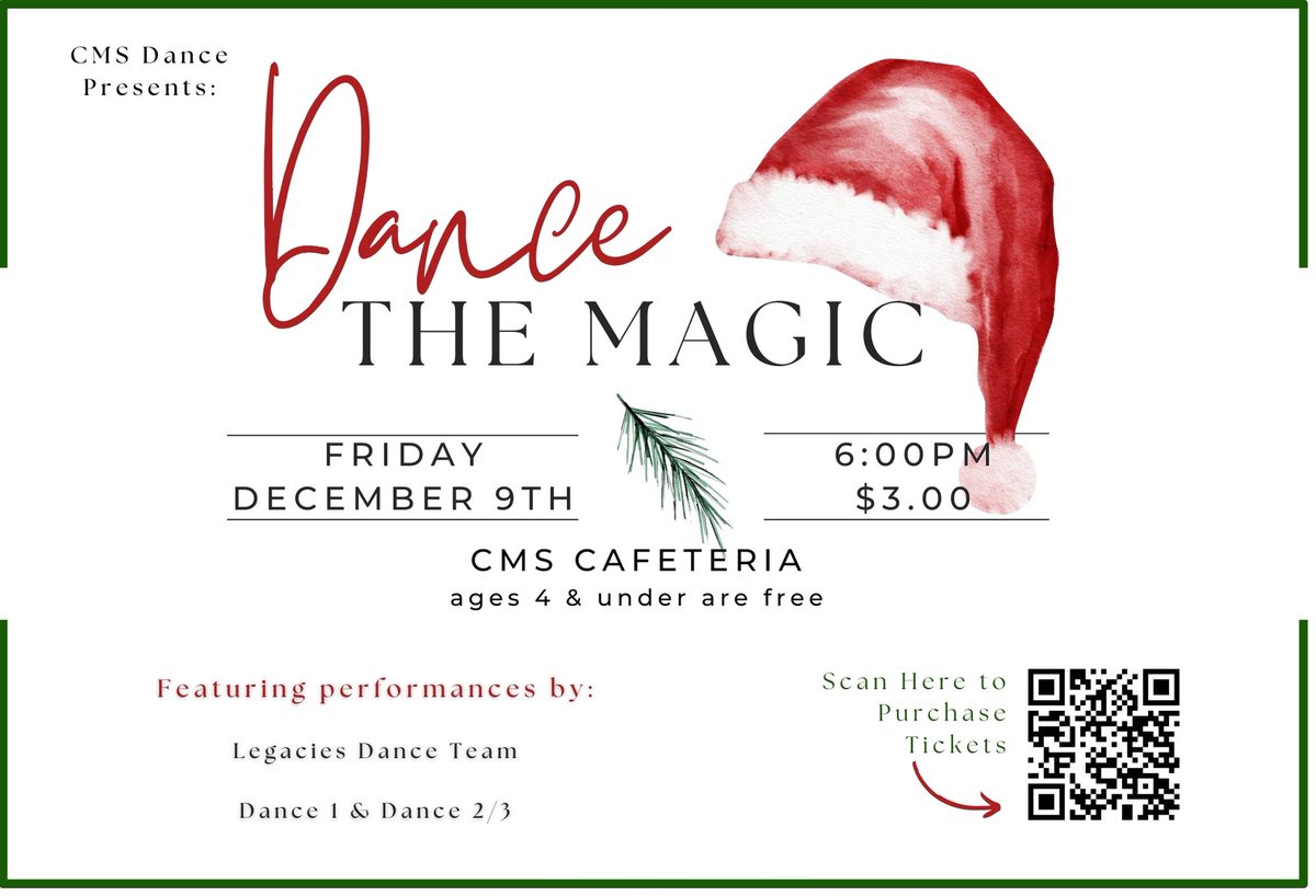 Get your tickets today 🎅🏻 🎄