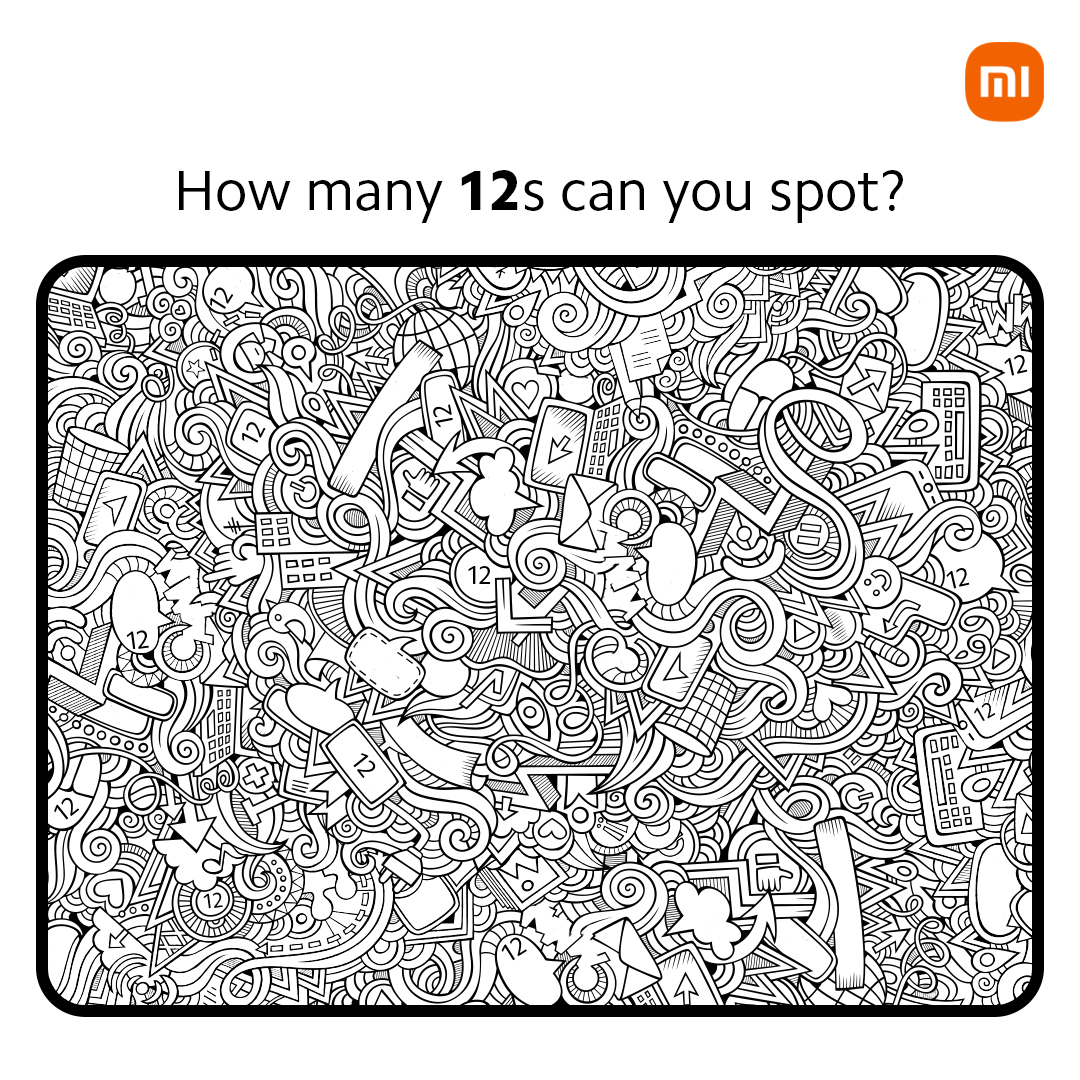 The #RedmiNote12 5G Series is a mystery that still remains unseen. 

Here are some other 12s that are hiding from your sight. Can you find them all?

Post the screenshot of the answer with the hashtags #RedmiNote12 and #SuperNote.