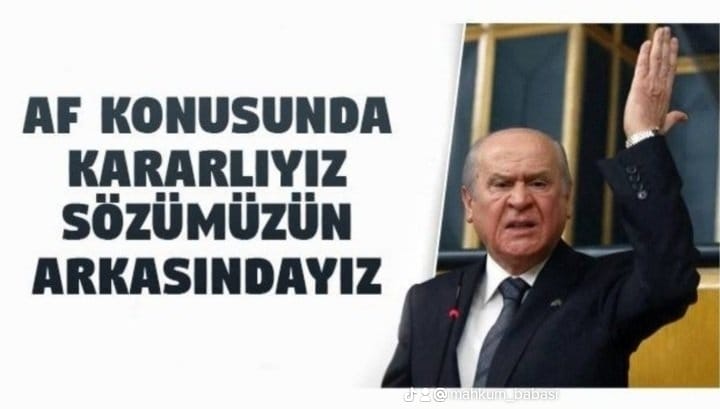 10 milyon mahkum ailesi sizden Af sözünüzün tutmanızı bekliyor Sn @dbdevletbahceli 
SizOlsaydınız NeYapardınız
AF İSTİYORUZ