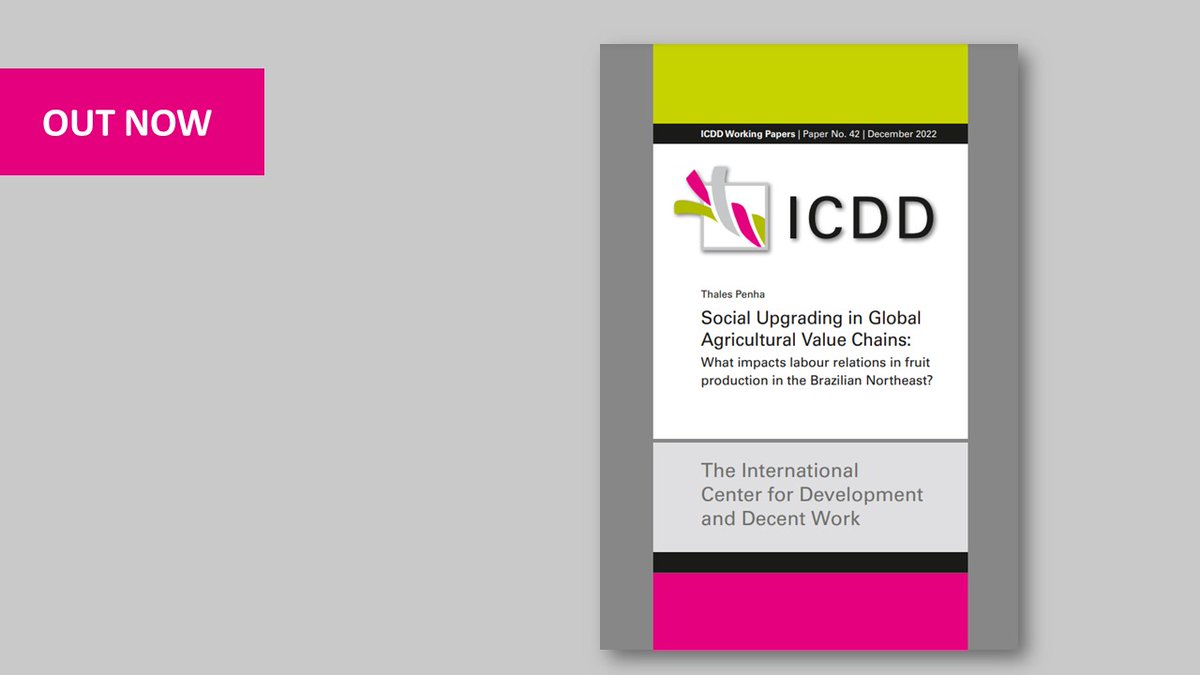 ICDD Network - #DecentWork for all! (@icddnetwork) on Twitter photo #OutNow Social Upgrading in Global Agricultural Value Chains: What impacts labour relations in fruit production in the Brazilian Northeast? 🍈👩🏽🌾🧑🏽🌾🇧🇷
Explore the ICDD Working Paper 42 by <a href="/thalesaugusto07/">Thales Penha</a>!
➡️kobra.uni-kassel.de/handle/1234567… #OutNow Social Upgrading in Global Agricultural Value Chains: What impacts labour relations in fruit production in the Brazilian Northeast? 🍈👩🏽🌾🧑🏽🌾🇧🇷
Explore the ICDD Working Paper 42 by <a href="/thalesaugusto07/">Thales Penha</a>!
➡️kobra.uni-kassel.de/handle/1234567…