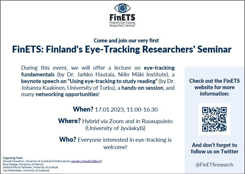 Join us at kick-off seminar at Ruusupuisto, <a href="/uniofjyvaskyla/">University of Jyväskylä</a>