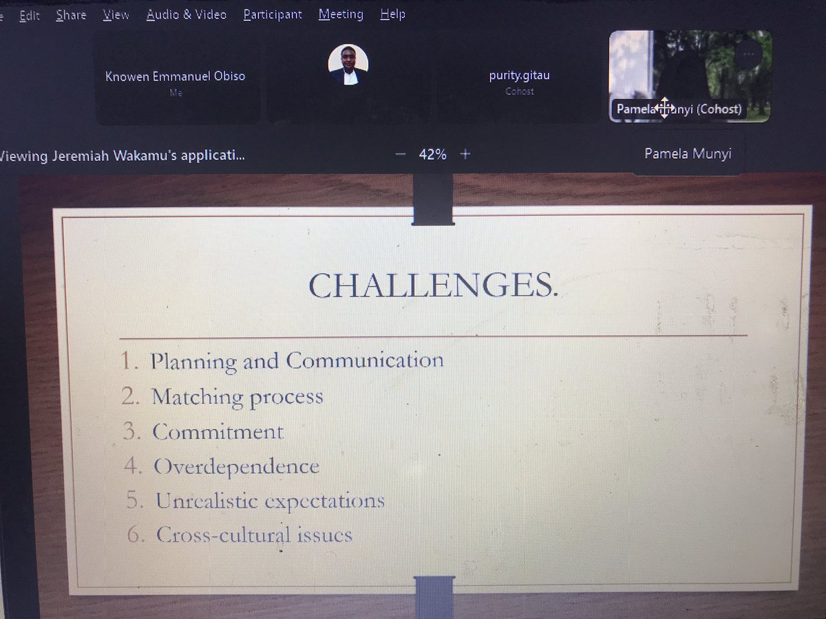 KnowenObiso's tweet photo. Do we have challenges in mentorship or you mentoring someone? The answer is Yes.
Here are some of the challenges as explained by @Pam_psk at the PDTP induction.
@ICTAuthorityKE
@DigiTalentKenya
#DigitalentCohortVII
#AcceleratingTheDigitalEconomy https://t.co/RLyYCrCZKF