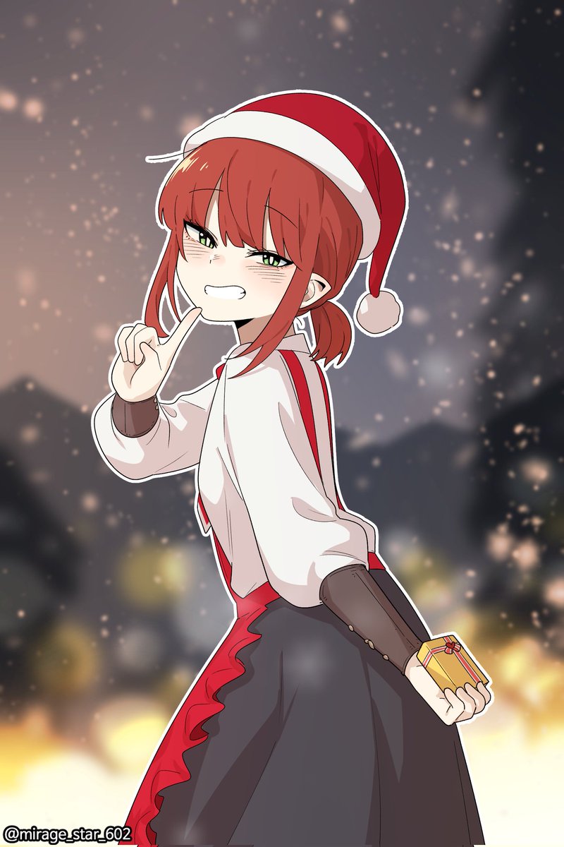 "메리 크리스마스, 모험가님!
선물이 뭔지는 비밀이에요."