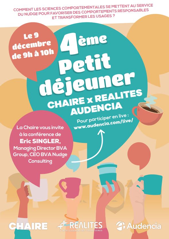 #Evenement – Sciences comportementales &amp; fabrique de la ville, c’est demain ! 🚀 
A cette occasion, Eric Singler s’exprimera sur les apports des sciences comportementales à la façon dont la ville est pensée &amp; conçue
📢 En ligne
➡️ 9h – 10h 
✅ Inscription my.weezevent.com/les-neuroscien…