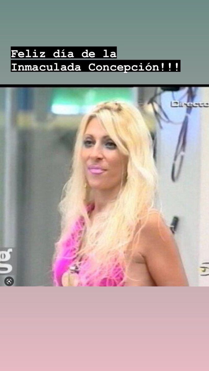 Feliz día de la Inmaculada