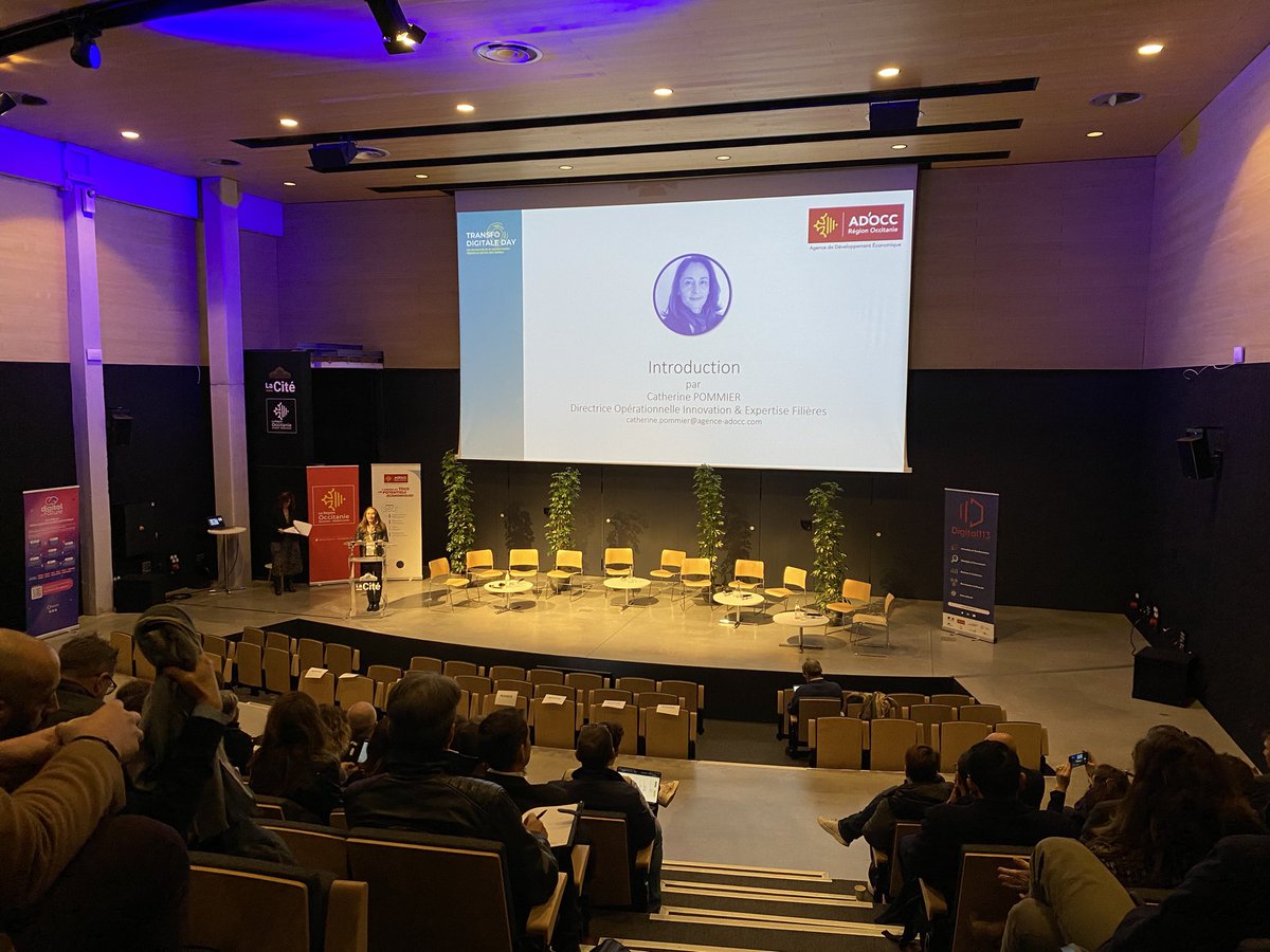 Coup d’envoi du #TDD2022 ! 📢
Nous vous attendons toute la journée à la @LaCite_eu pour échanger sur la transfo num des filières Industrie, Commerce, Santé et Agriculture ! 🙌