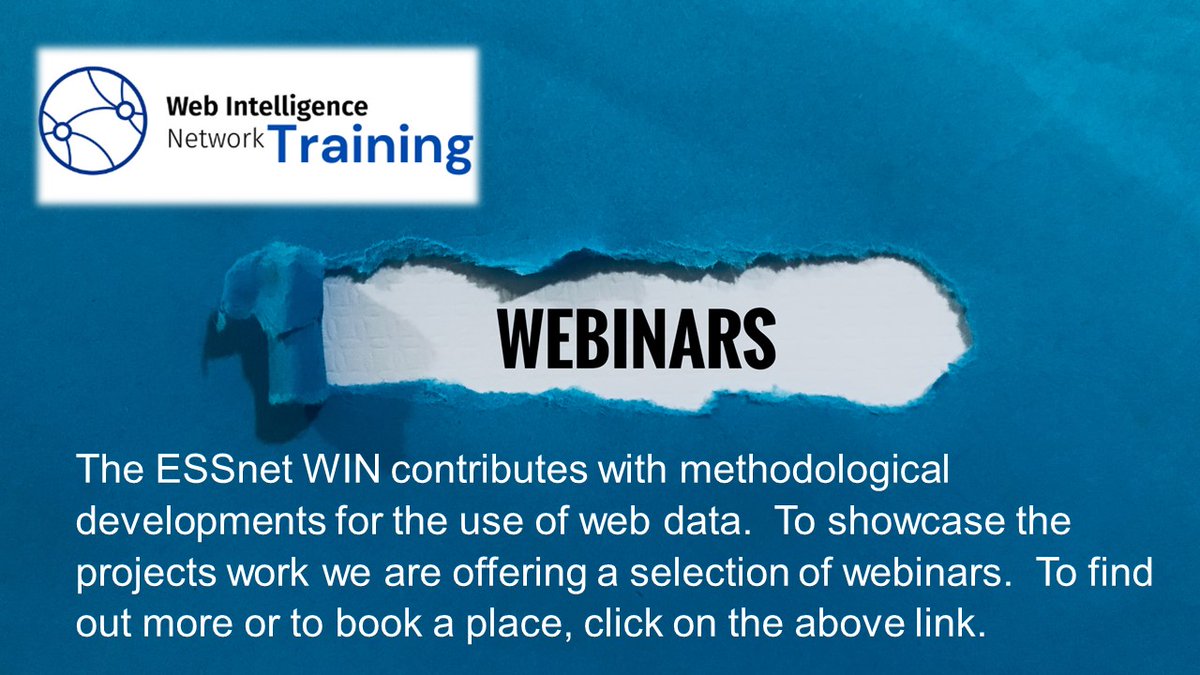 ec.europa.eu/eurostat/cros/…

#DataScience #Newdatasource #ESSnet #BigData #statistics #Eurostat #NSI
<a href="/EU_Eurostat/">EU_Eurostat</a> 
<a href="/DataSciCampus/">Data Science Campus</a>