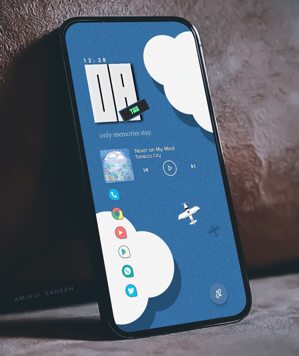 EahsanCh's tweet photo. #N38
Memories...
×Launcher: @NiagaraLauncher
×Wallpaper: Pinterest https://t.co/M82z1UZ7LW
×Icon Pack: Flat TearDrop @FLDesign5
×Widget: Clear KWGT @wigebox
×Template: @andro_idfans
@androidauth
#aahomescreens
#minimalist
#cloud
#quote
#setup
#wallpaper
#sky
#plane
#iconpack https://t.co/TQ45qiyl2v