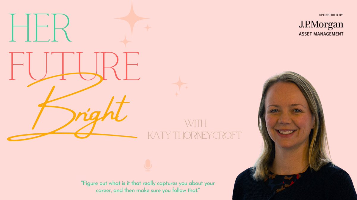 Episode 7 is on its way!👏 

This week we speak to Katy Thorneycroft, Managing Director, and Chief Investment Officer of Multi-Asset Solutions International. 

Listen in on Tuesday's podcast where we will hear all about Katy's journey!🎙
