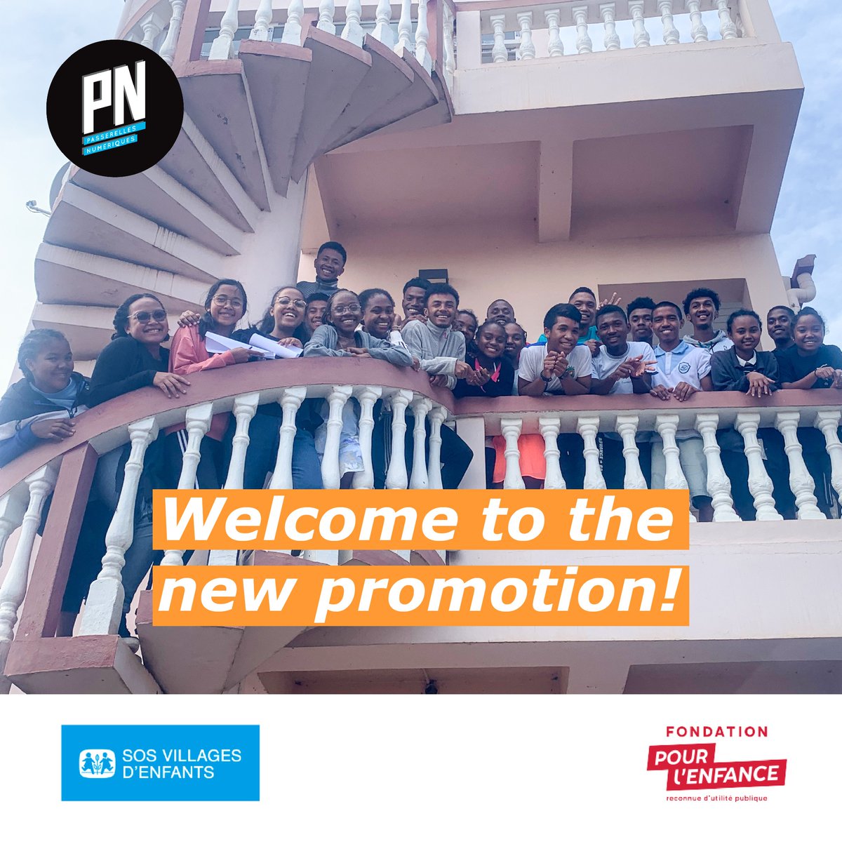 Welcome to the new group of students in our center in #Madagascar! Special thanks to <a href="/SOSCVMadagascar/">SOS Villages d'Enfants Madagascar</a>  &amp; <a href="/Fond_Enfance/">Fondation pour l'Enfance</a> for their support 🇲🇬🎓