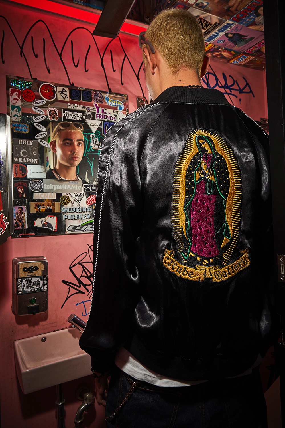 新品　RUDE GALLERY × Petit Brabancon スカジャン 新品 RUDE GALLERY × Petit Brabancon スカジャン - メルカリ