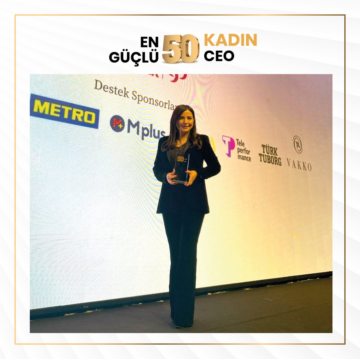 Genel Müdürümüz Sayın Nil Çiçek, Capital ve Ekonomist dergilerinin öncülüğünde gerçekleştirilen Türkiye'nin En Güçlü 50 Kadın CEO’su arasında yer aldı. 👏🏻
Listede yer alan tüm kadın liderleri en içten dileklerimizle kutlarız. 💜 #UğurluOlmak