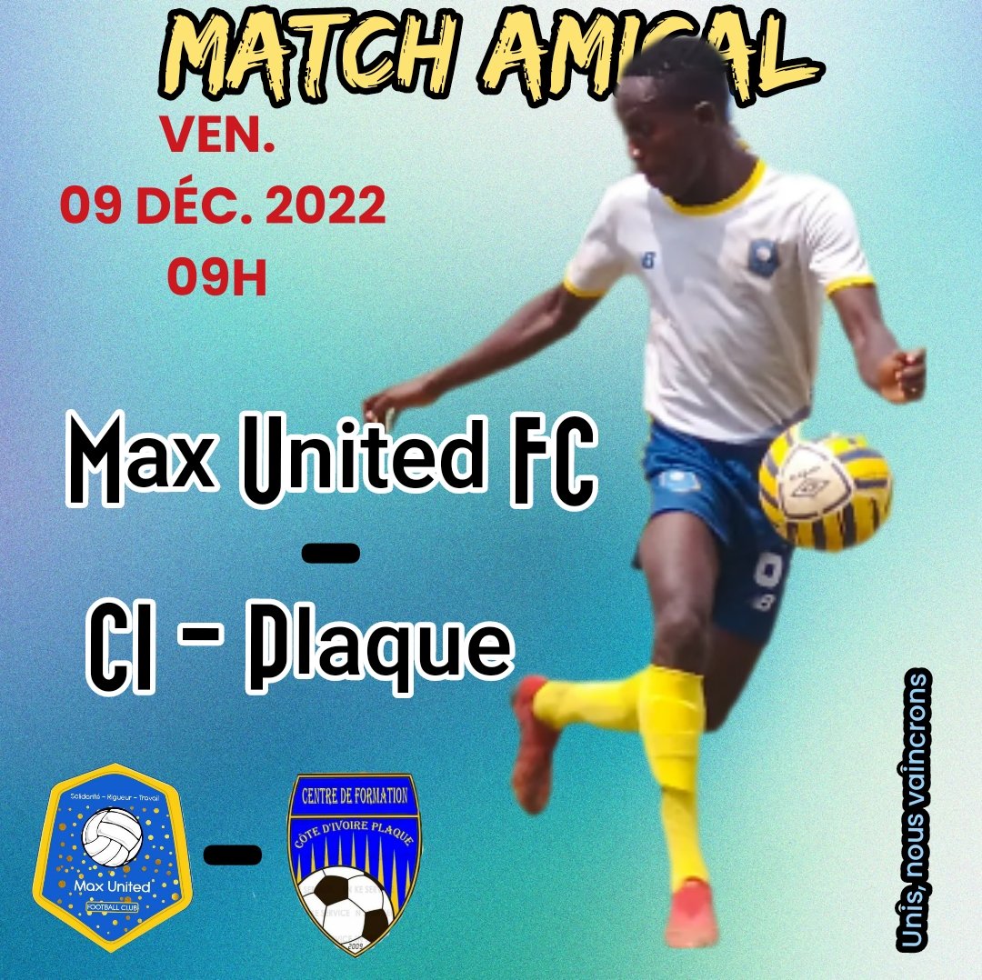 maxunitedfc's tweet photo. @maxunitedfc
#DivisionRégionale
#Saison2022
#ObjectifD3
#MatchAmical
#MaxUnitedFCvsCiPlaque https://t.co/IiLjijT5s2