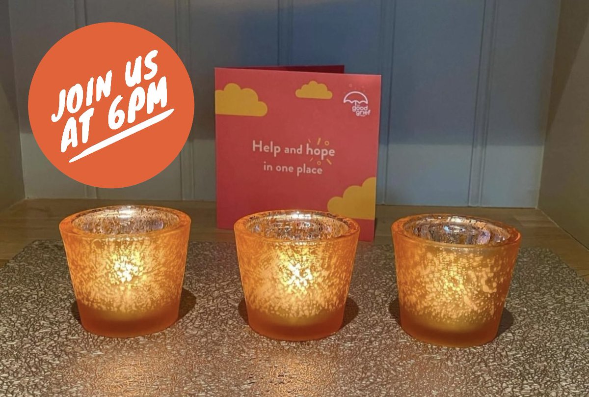 Please join us at 6pm when we light the country orange to support those grieving. We invite you to light a candle in memory of someone who has died and we will share your photos to remember them with you <a href="/goodgrieftrust/">The Good Grief Trust</a> #youarenotalone 🧡🕯️ #NationalGriefAwarenessWeek