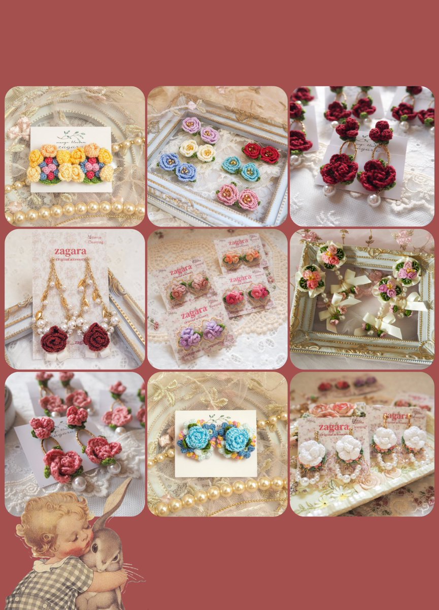 __zagara0907__'s tweet photo. お久しぶりです♪
  
\初/対面販売いたします🍀
@mkhr_handmade 
是非お越しくださいませ！お待ちしてます️💕
 
日時…12月10日(土)11:00〜17:30
場所…幕張メッセ国際展示場ホール7･8
ブース…MP34
 
今までの商品も新作も販売します！エレガントでカラフルなお花たちがたくさん咲いてます💐 https://t.co/IR8YjZPNXa
