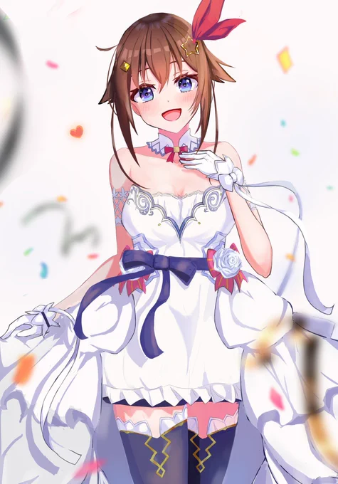 バースデーそらちゃんでしたお気に入りの一枚 #今年も残りわずかなので今年一番伸びた絵を貼る見た絵描きさんも強制でやる 