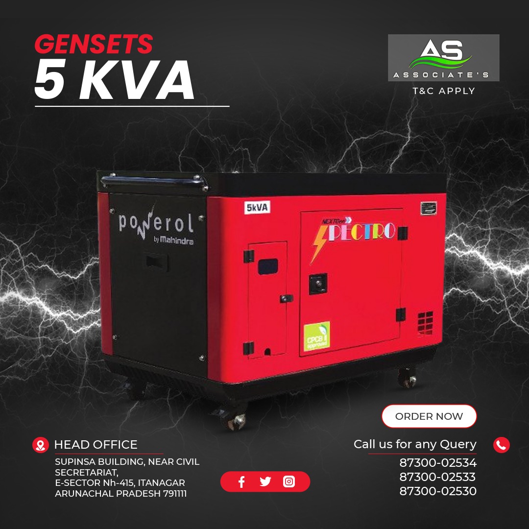 AaaaAssociates's tweet photo. We are presenting a Mahindra Powerol 5 KVA Genset, to provide a better solution for a customer to relieve from the trouble faced during power cuts off.

Customers can just place an order and relax.
To buy contact: 87300-02533
Mail us: aaaassociates2@gmail.com https://t.co/7cWOzZ2GzM