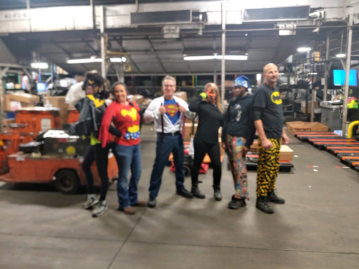 Superheroes at work at UPS!
