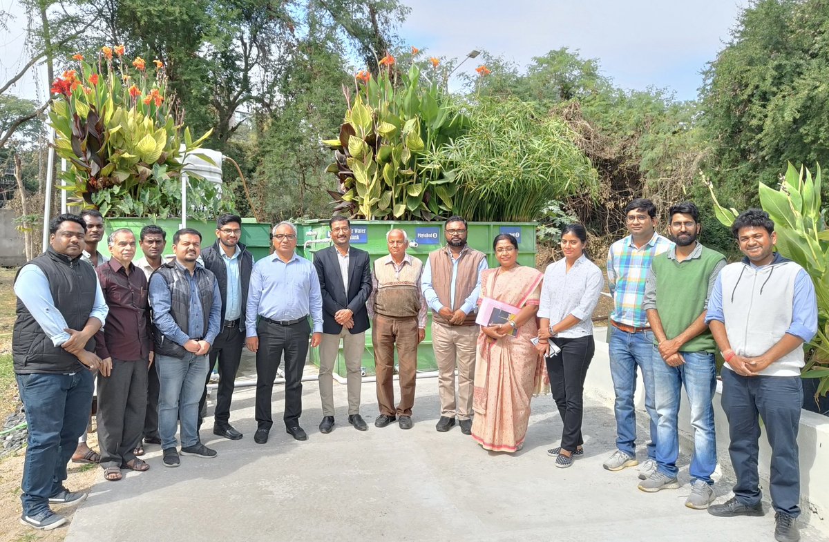 Great interaction with Dr DK Aswal, Director BARC and Ex Director CSIR-NPL at #UCCW based #STP making treatment #affordable and # sustainable. Recently demonstrated by <a href="/CSIR_NEERI/">CSIR-NEERI</a> on 21 November 2022.