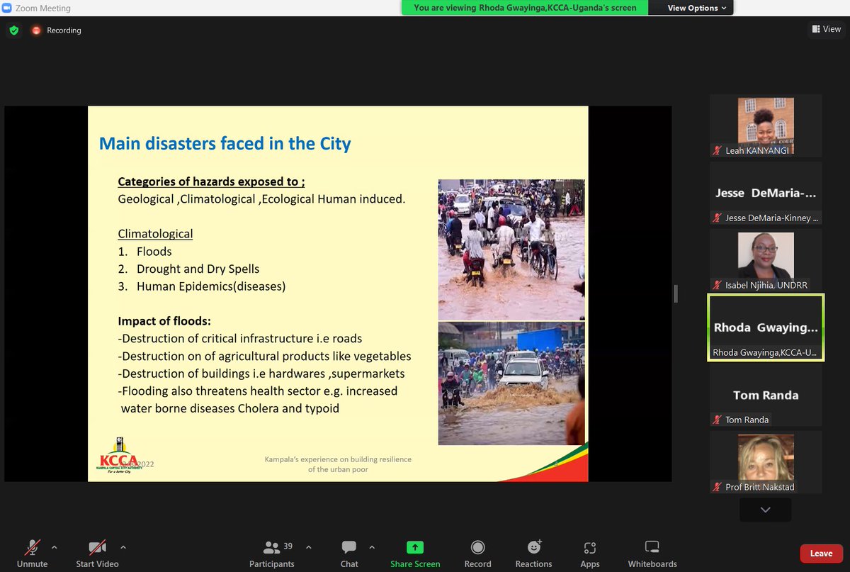 arin_africa's tweet photo. The main disasters faced in the city are #geological #climatological and #ecological @NairobiRisk_hub @KCCAUG @UNDRR_Africa
#sideevent1
#ARINCONFERENCE2022 https://t.co/nKFNal1wtr