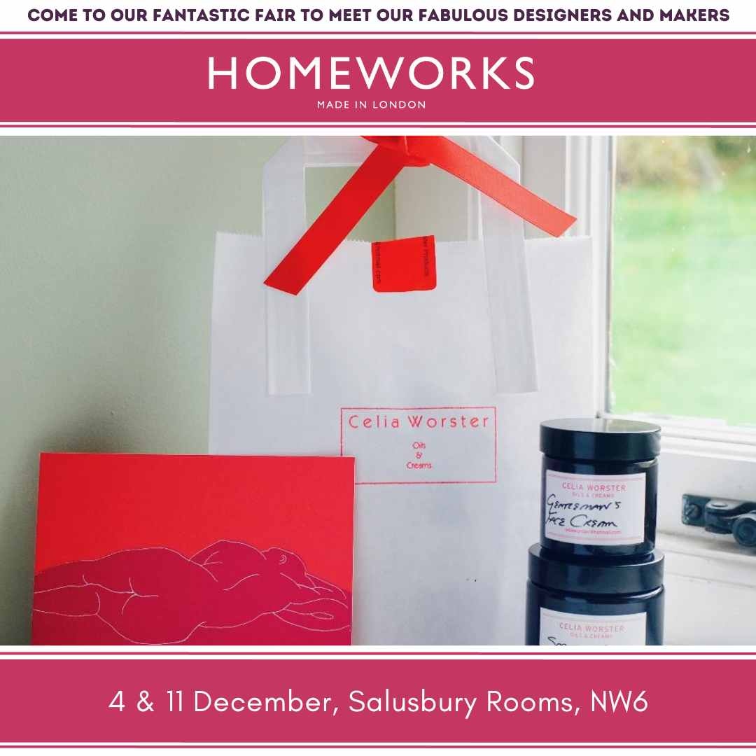 thisishomeworks's tweet photo. The lovely Celia Worster has been an aromatherapist for over 20 years,  blending her oils and creams to create a beautifully smelling and and highly effective skin care range. 

Come and see her at #homeworkschristmasbazaar at Salusbury Rooms, NW6 on 11 December,10 - 2. 
⁠ https://t.co/EhaCBEMflC