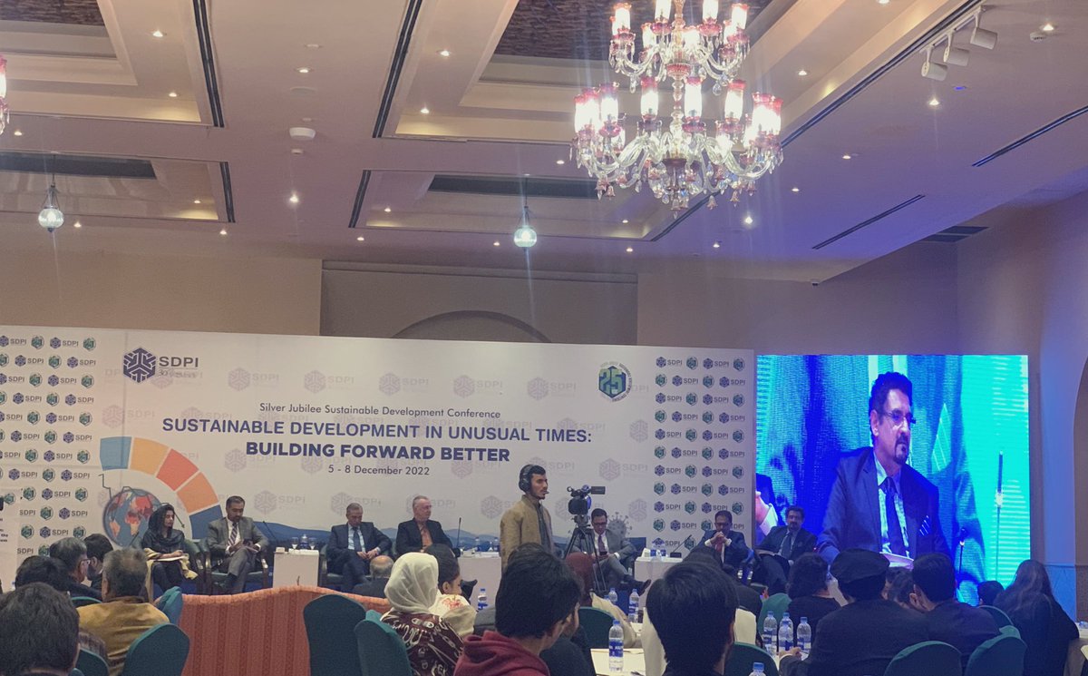 AnnuCh20's tweet photo. Mr. Zubair Iqbal acknowledging us about "Changing in Global Politics"          #SDPI2022   #silverjubilee2022  #SDP25th  #SDC2022     @Shehrzad12 https://t.co/G9oUb5JboM