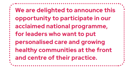 Leadership4PC's tweet photo. Are you looking to develop your leadership skills and learn more about personalised care? If so join us on Cohort 10 for LECPC, applications have been extended until 16 December to apply https://t.co/EmB2H4S6dG for more info https://t.co/z4UWSJZKtB https://t.co/RVAiHZYzRD