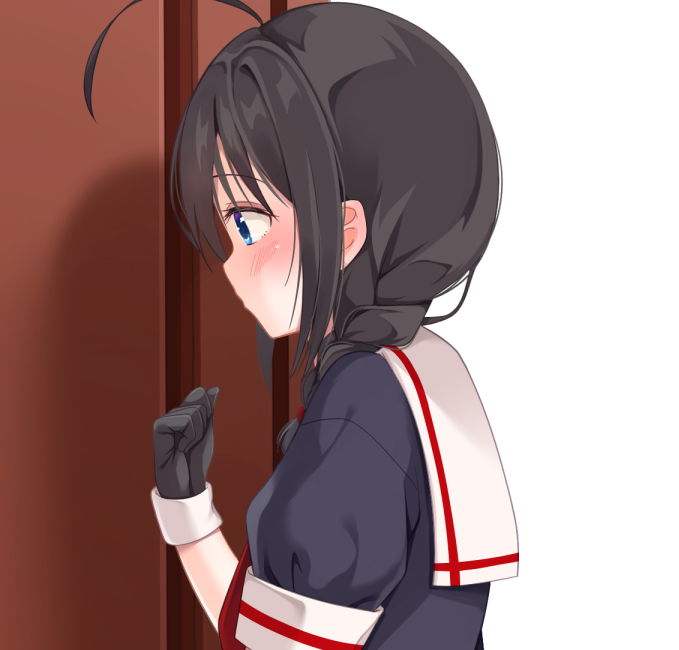 時雨(艦これ) 「今日は2月の時雨ちゃん 」|きいろくるみのイラスト