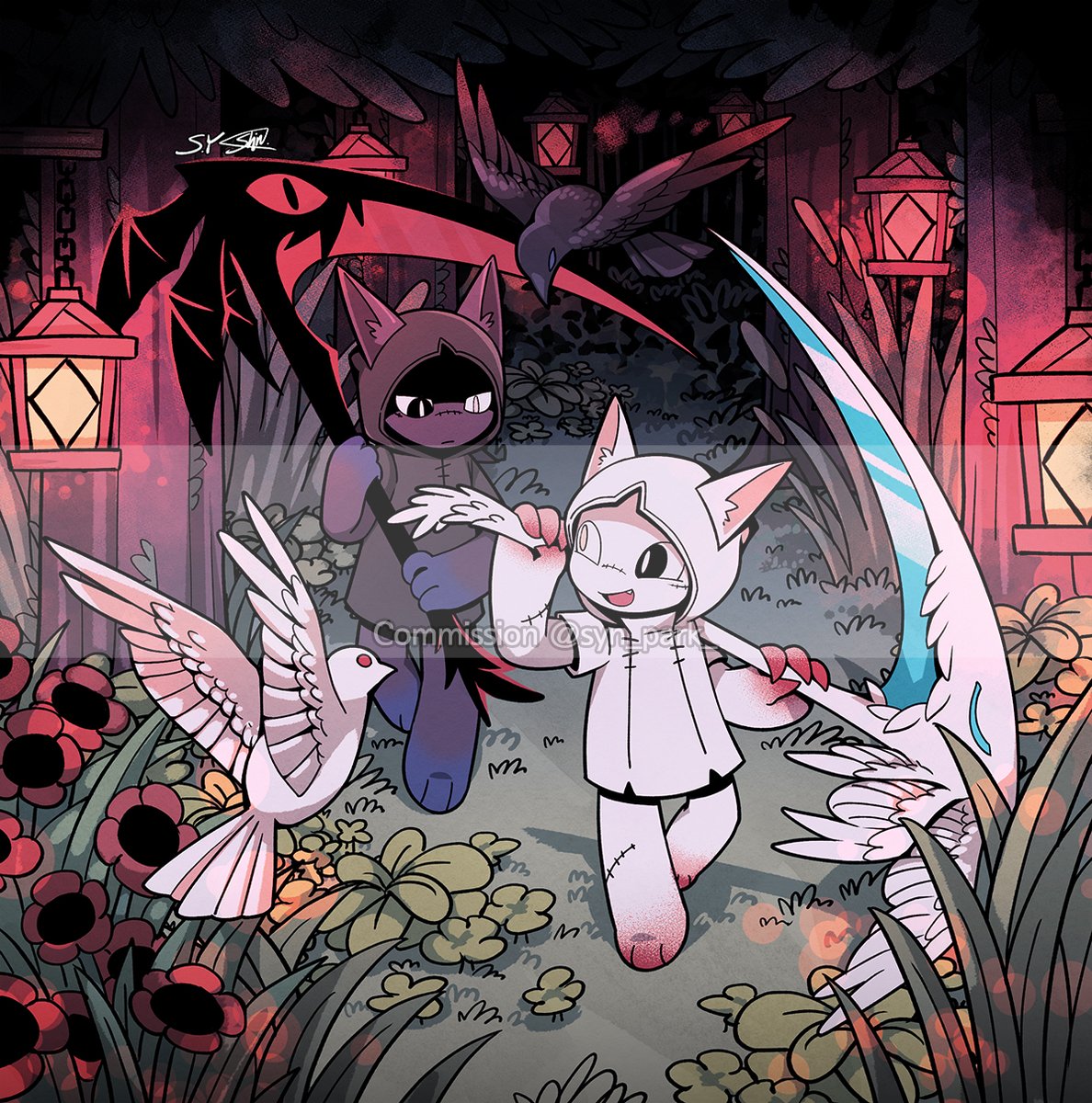 Cult_OBS1DIAN's tweet photo. #COTL #CultoftheLamb
#CultoftheLambAU
#EOTL #EdenoftheLamb
( Commission by @ syn_park_ )

『My OC (Narinder's Follower OC)』
Crocell (COTL) &amp; Crocell (EOTL)

✝ DEATH &amp; BIRTH https://t.co/hr91oE7FD6