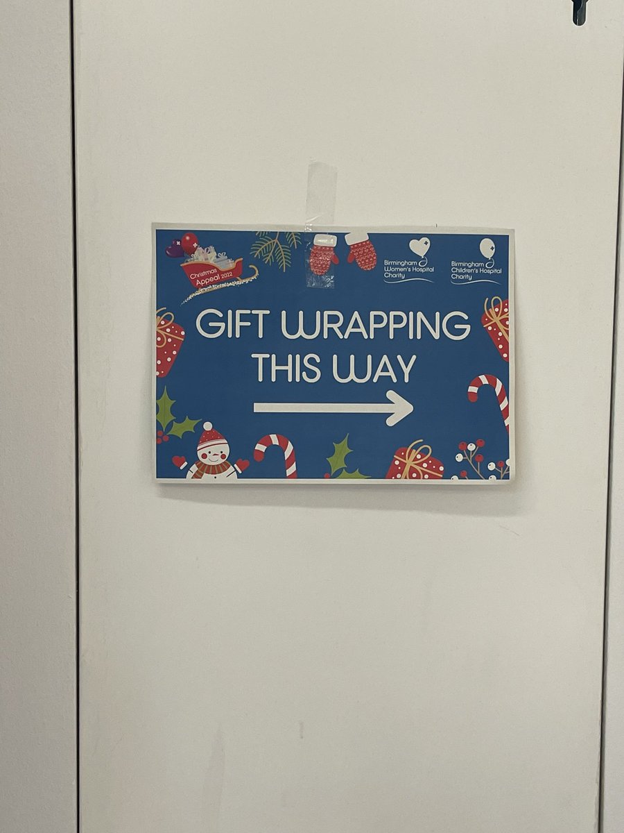 Get yourself down to <a href="/Bullring/">Bullring & Grand Central</a> &amp; Grand Central to get your presents wrapped in the name of charity! We’re located at the top of the escalators by <a href="/Joulesclothing/">Joules</a> 🎁