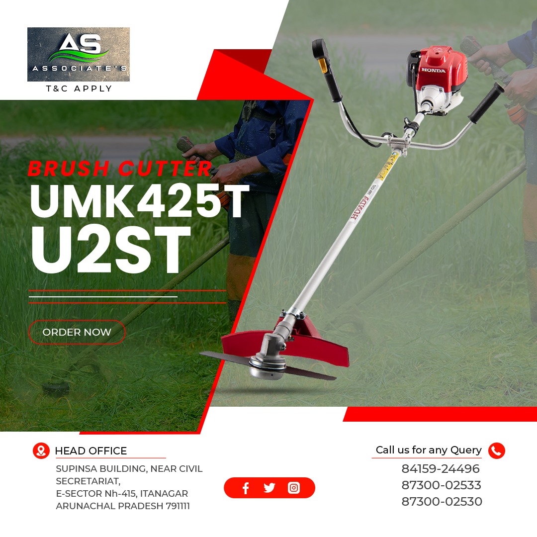AaaaAssociates's tweet photo. . Presenting Honda BRUSH CUTTER UMK425T U2ST, which is ideally suited to agriculture, horticulture, lawn/garden maintenance &amp; landscaping sectors. Easy &amp; flexible to use.

Customers can place an order and relax.
To buy contact: 84159-24496
Mail us: aaaassociates2@gmail.com https://t.co/bwqsgAy2rW