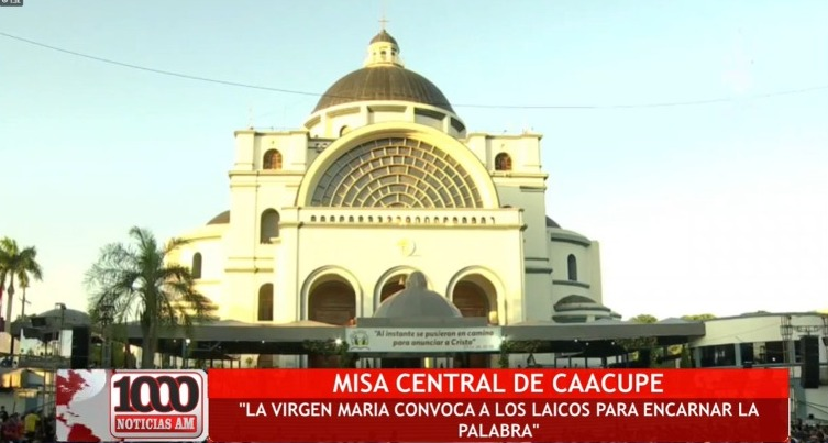 1000_am's tweet photo. CAACUPÉ 2022 |💙🙏📿
🗣 Arranca la #MisaCentral por el Día de Nuestra Señora de los Milagros de Caacupé.
➡Preside: Mons. Ricardo Valenzuela - Obispo de la Diócesis de Caacupé.
🔗https://t.co/9pHiVIIpNV
#1000am📻🎙 https://t.co/GI4hhDRvPO