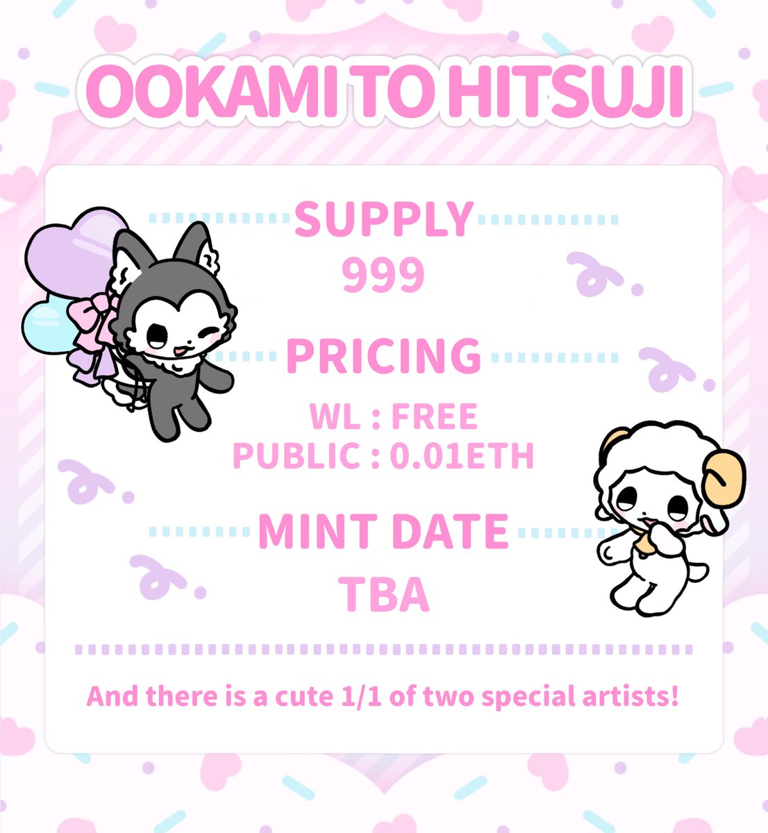 ookamiT0hitsuji's tweet image. 💛🐺☁️news☁️🐑💛

and, creatar fee 0%🌷🌷

#ookamitotohitsuji 

↓read more